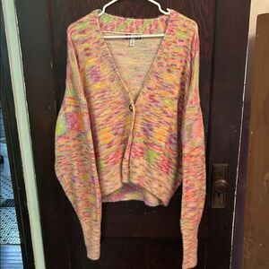 Urban Outfitters Colorful Knit Cardigan